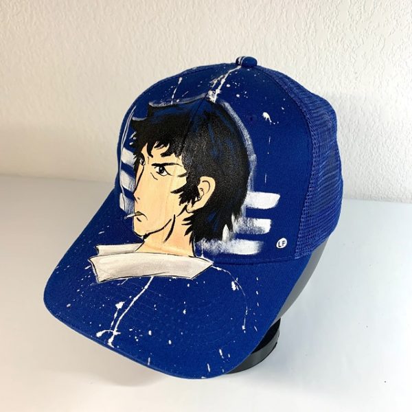 casquette peinte space cowboy manga