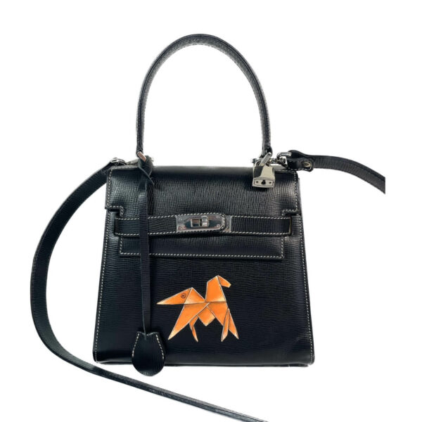 sac cuir cheval origami bandoulière