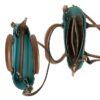 cuir turquoise amore-détail