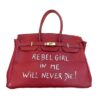 sac cuir rebel girl