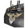 sac cuir black ibiza-détail