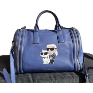 Grand sac bleu K.LAGERFELD