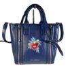 sac cuir bleu karl lagerfeld