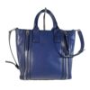 sac cuir bleu karl lagerfeld dos